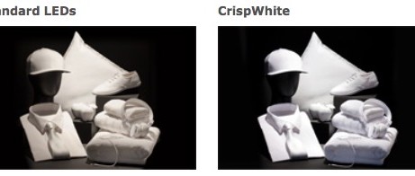 Natürliche Farbwahrnehmung mit CrispWhite-LEDs