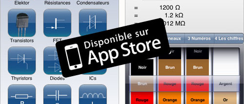Application Electronic Toolbox d'Elektor sur iPad et iPhone : nouvelle version