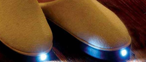 Pantoufles lumineuses