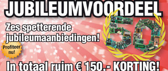 Ruim 150 euro jubileumvoordeel voor Elektor-abonnees