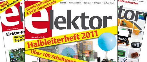 Elektor jetzt 3 Monate Probe lesen und sparen