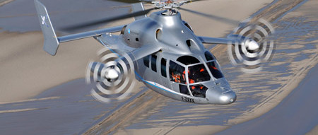 Un hélicoptère plus rapide qu'un hélicoptère