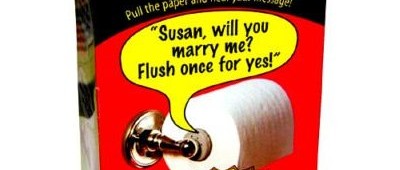 Gadget fécal : le dévidoir de papier hygiénique qui parle !