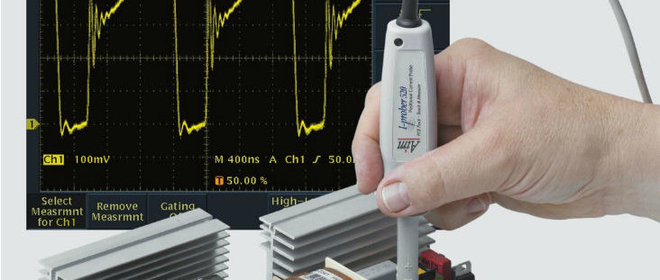 Meetpen meet stroom in printsporen