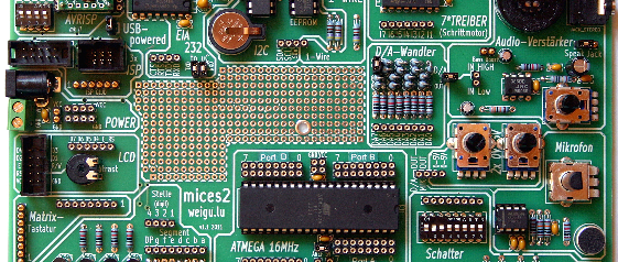 AVR-Controller: Low-Cost-Experimentierboard im Selbstbau