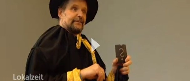 Prof. Oßmann "zaubert" für Kinder