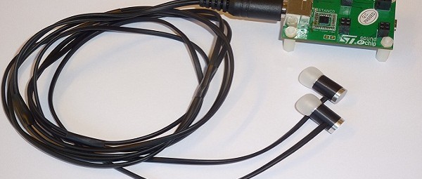 Nieuw type in-ear hoofdtelefoon wordt continu gedragen