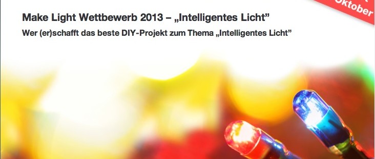 Make Light: Wettbewerb zu intelligentem Licht