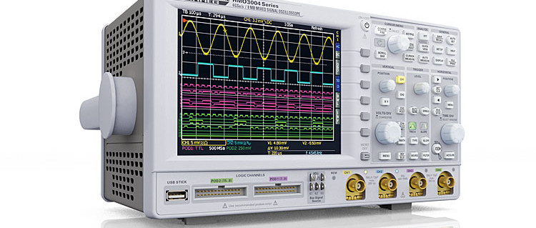 Neue MSOs von HAMEG mit bis zu 500 MHz Bandbreite