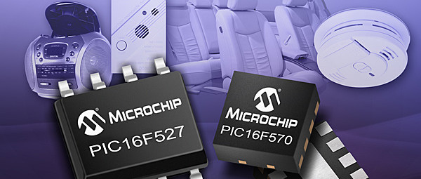 Microchip integriert Operationsverstärker in Mikrocontroller