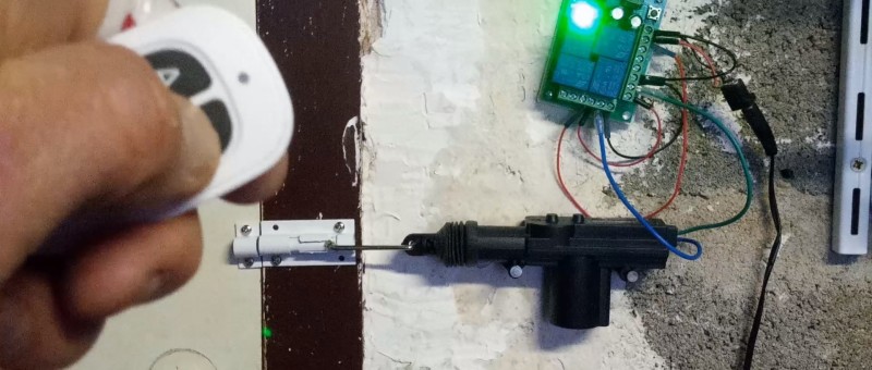 Remote-Controlled Door Lock