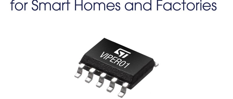 High-voltage converter from STMicroelectronics enables ultra-low-consumption power supplies