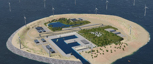 Künstliche Inseln optimieren Offshore-Windenergie