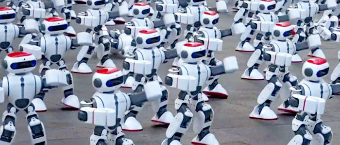 Guinness-Rekord: Tanzende Roboter