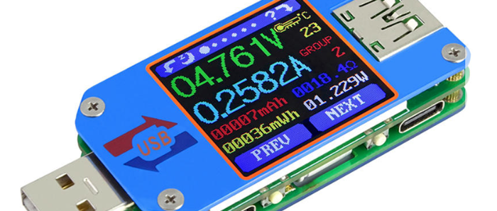 Review: USB-Tester UM25C mit LCD-Farb-Display + Bluetooth