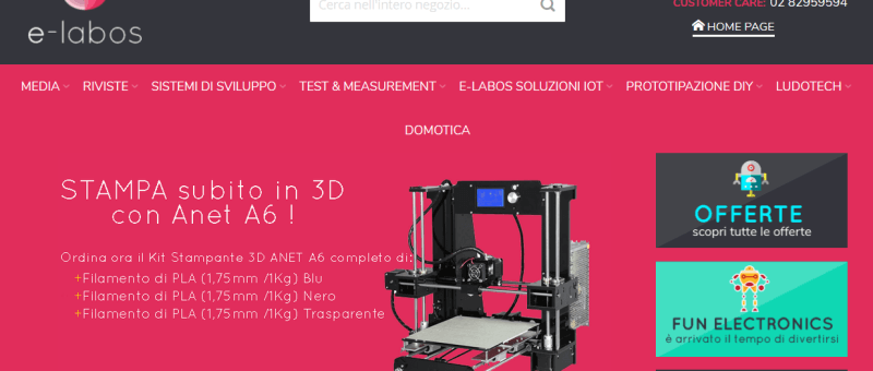 Benvenuta! “e-labos”, Elektor’s new Italian website!