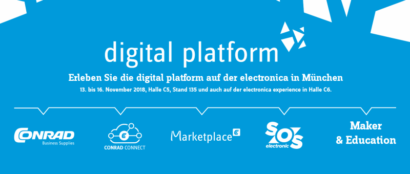 Conrad Electronic präsentiert sich als Digital Plattform im 4.0-Zeitalter