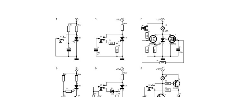 Ein-Knopf-Thyristor-Steuerung