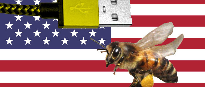 Abkürzung für Biene aus den USA