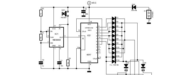 Elektronischer Würfel - ganz ohne MCU