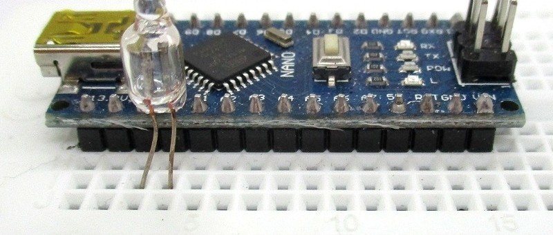 Glimmlampe am Mikrocontroller