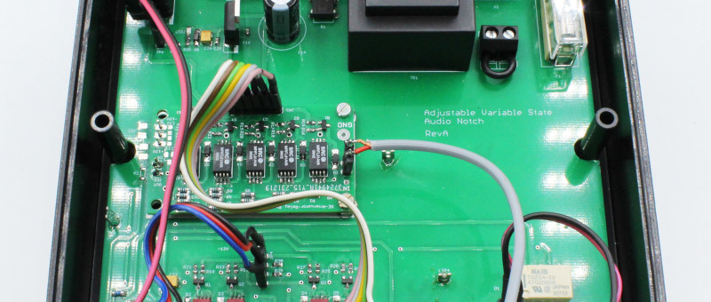Audio-Notchfilter mit einstellbarer Frequenz