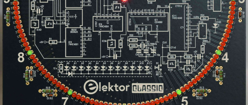 Riesen-LED-Uhr