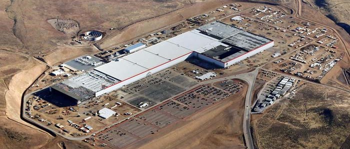 Teslas Gigafactory angelaufen