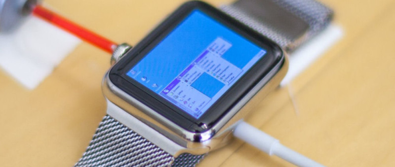 Windows 95 auf einer Apple Watch