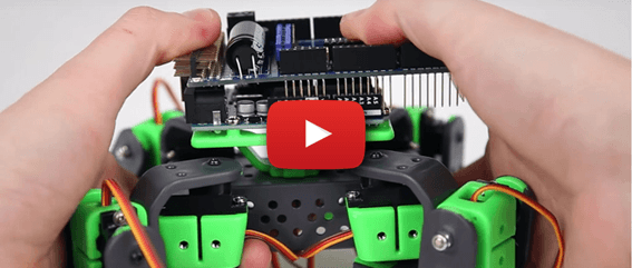 AllBot: Roboter mit vier Beinen in Arduino-Technik