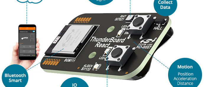 IoT-Board mit vielen Sensoren und Bluetooth LE