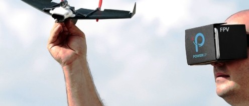 Papierflieger mit Video: PowerUp FPV