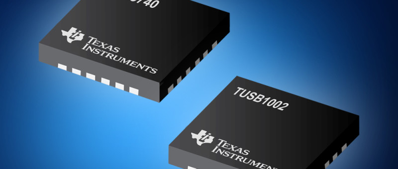 Mouser Now Stocking USB-PD Source Controllers and USB 3.1 10Gbps Linear Redriver from TI