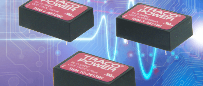 Highest performance DC/DC converters certified to medical safety standards