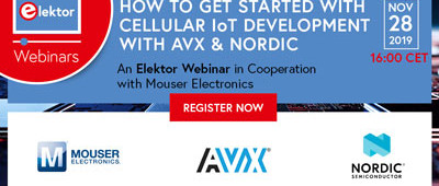 Kostenloses Webinar „How To Get Started With Cellular IoT Development with AVX and Nordic Semiconductor“