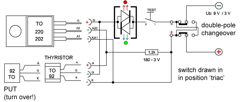 Kleine Schaltungen neu aufgelegt: Thyristor/Triac-Tester – Folge 5