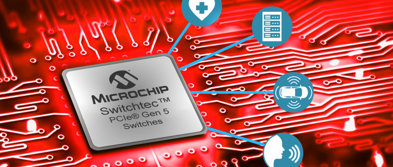 Microchip stellt die weltweit ersten PCI Express® 5.0 Switches vor