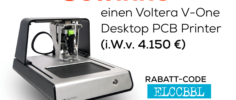 Gewinne einen Voltera V-One Desktop-PCB-Printer