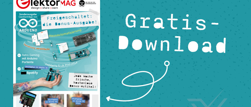 Dritter kostenloser Download: Elektor-Bonusausgabe von Arduino