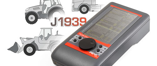 J1939 Add-in für das PCAN-Diag FD erweitert das Handheld-Gerät zum J1939-Monitor