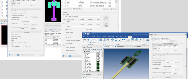 Unterstützung für Flex, Rigid Flex und Embedded Data