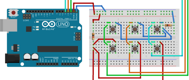 Pin-Maximierung mit Multiplexing und  Charlieplexing