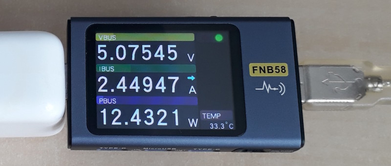 USB-Tester FNB58 von Fnirsi