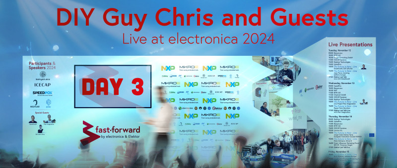 Live Lab Talk #26: DIY Guy Chris und Gäste (electronica 2024)