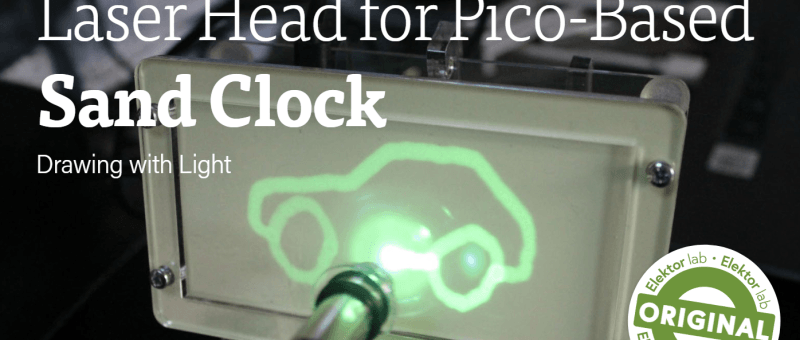 Laserkopf für Pico-basierte Sanduhr