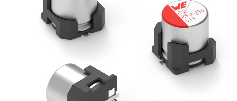 Vibrationsfeste Kondensatoren von Würth Elektronik