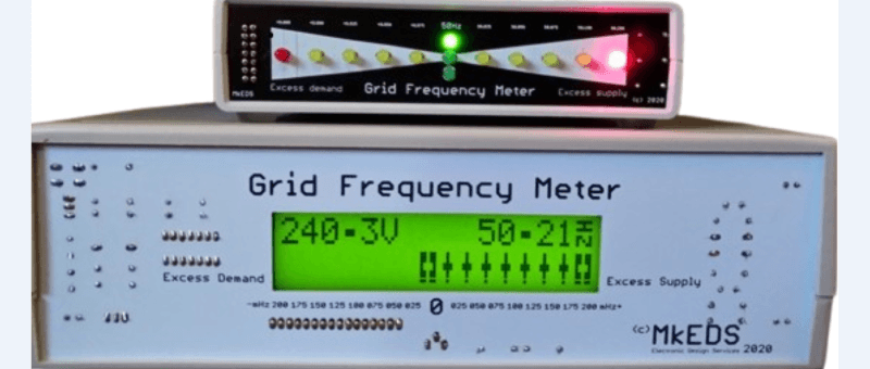 Netzspannungs-Frequenzmessgerät: Netzfrequenz und -spannung überwachen