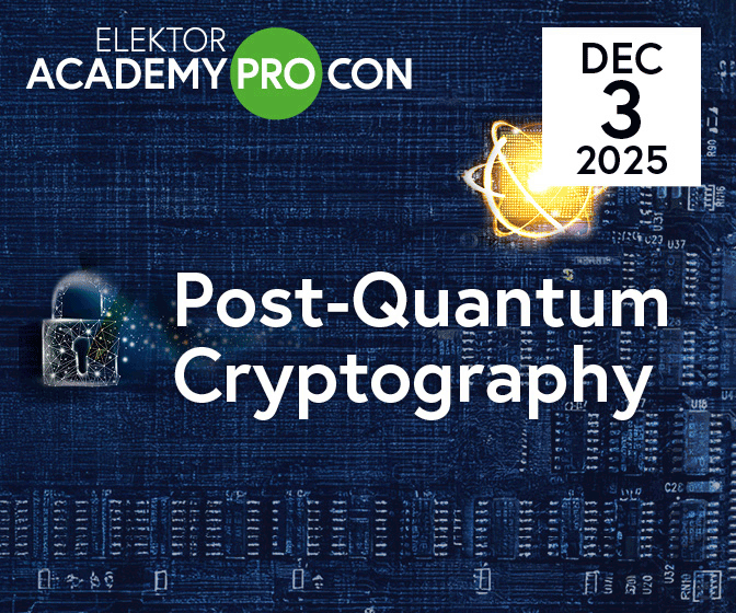 Jetzt Early-Bird-Tickets sichern für die Elektor-Konferenz zu Post-Quantum-Kryptographie!