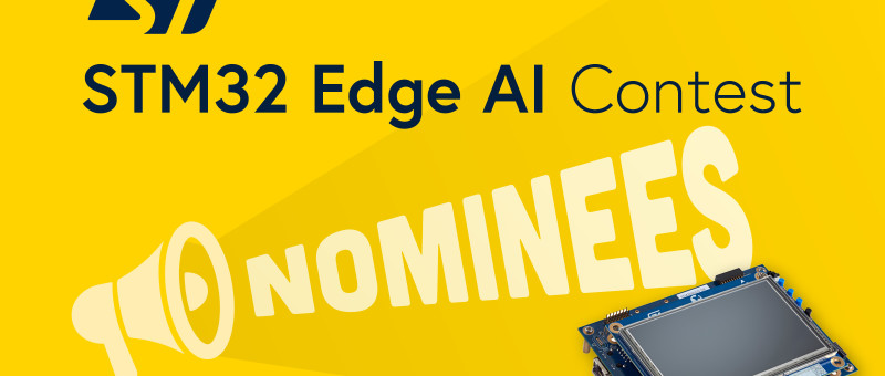 STM32 Edge AI Wettbewerb: Die Nominierten