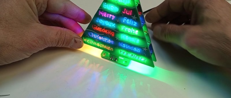 Elektor Wordy Christmas Tree – Einführung und Aufbauanleitung
